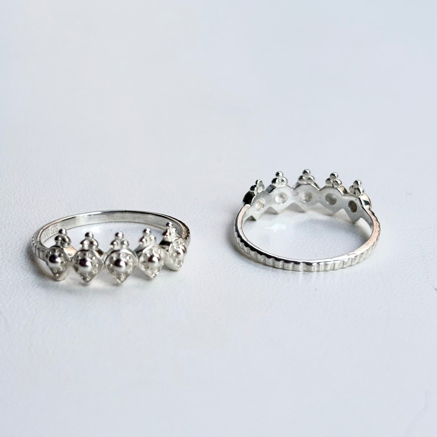 Silver925 plain ring 55
