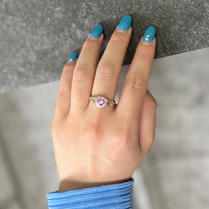 Heart design ring 6