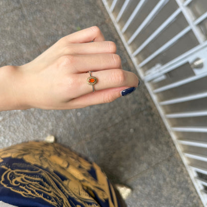Silver925×Brass petit ring 3
