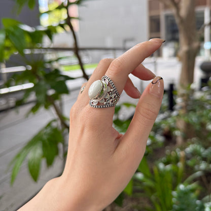 Flower design ring 12