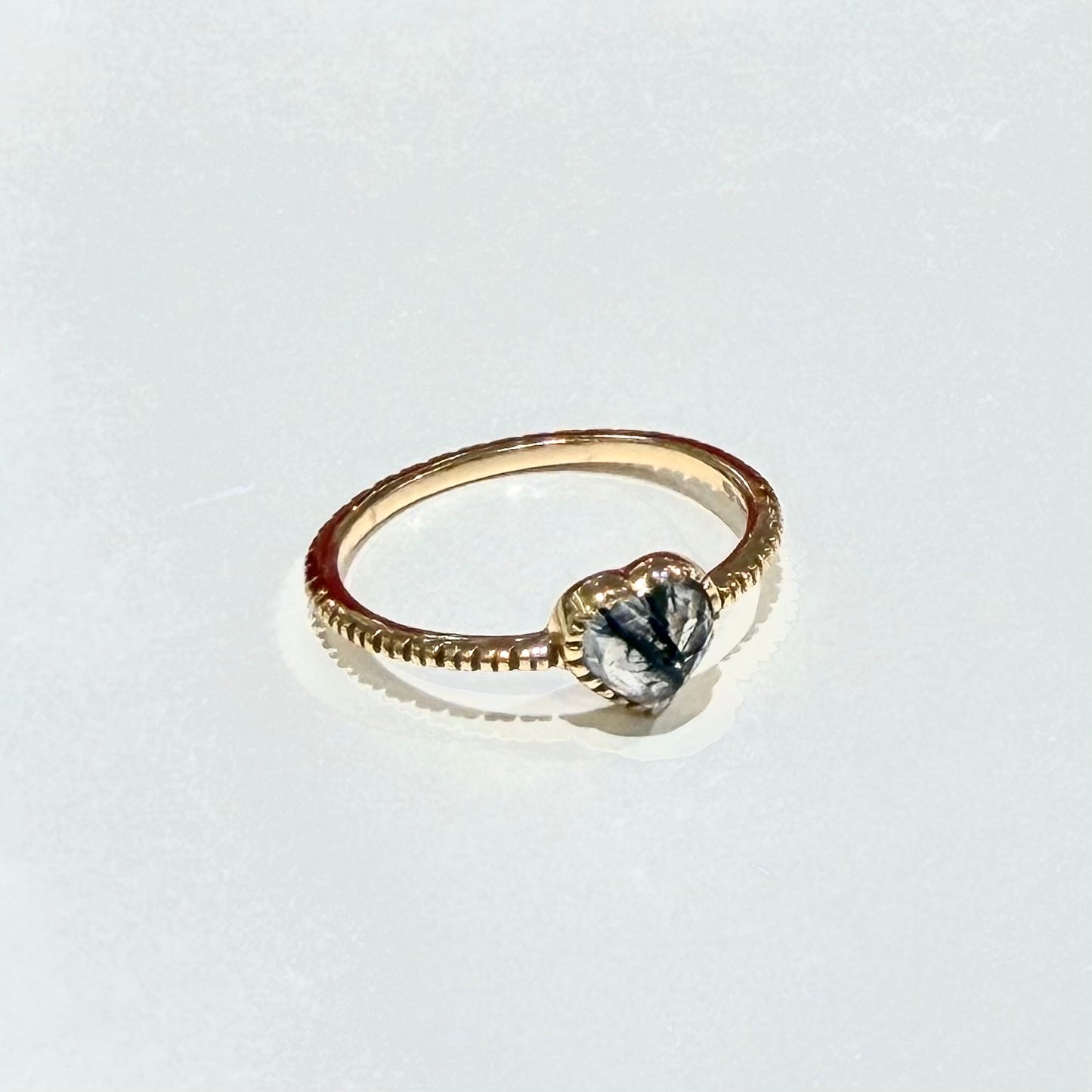 Brass Heart ring