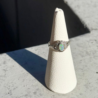 Opal design ring 11