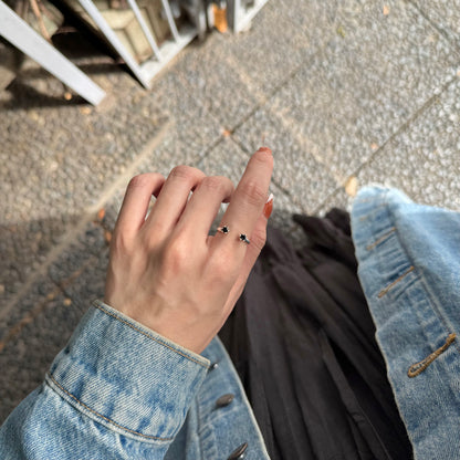 Silver925 2stone ring 1