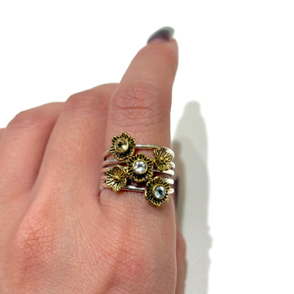 Flower stacking ring