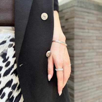 Rose plain ring
