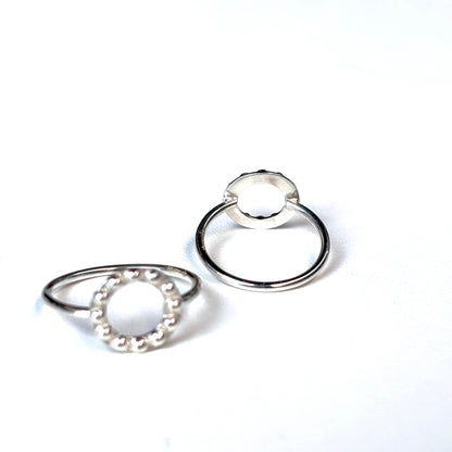 Silver925 plain ring 134