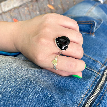 Heart plain ring 15