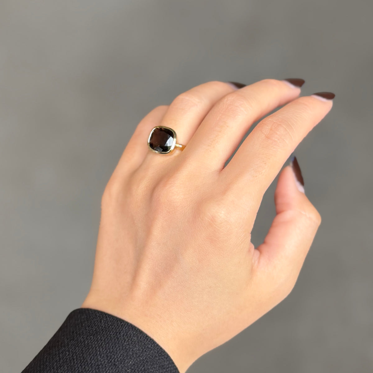 Brass square ring