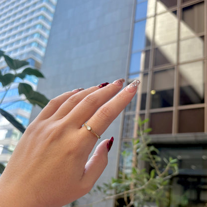 Brass petit ring 13