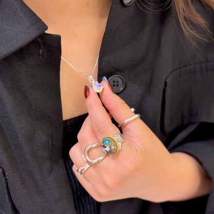 Opal charm