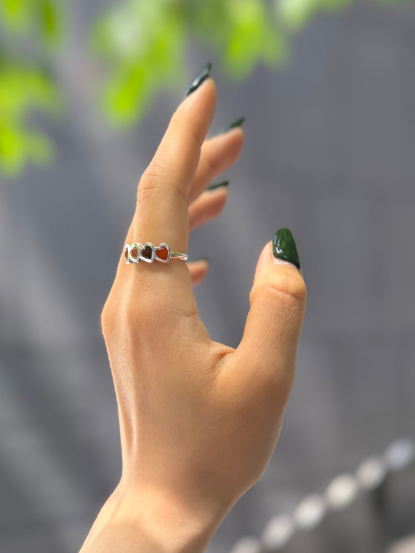 Heart design ring 5