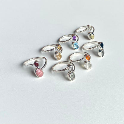 Silver925 2stone ring 11