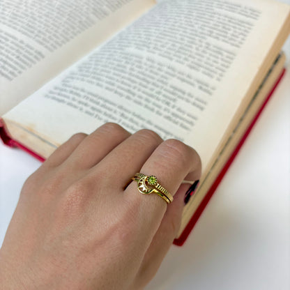 Brass petit ring 13