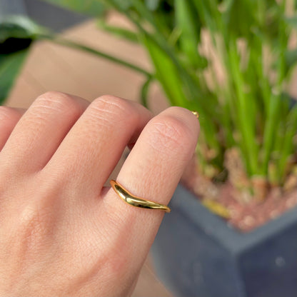 Brass plain ring 41