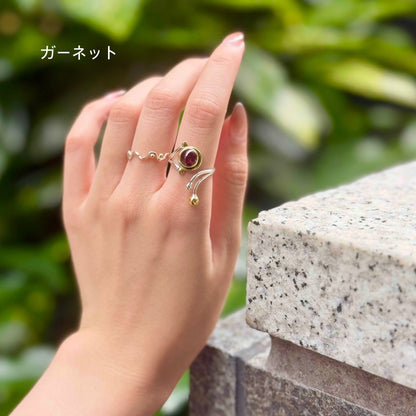 Silver925×brass design ring 23