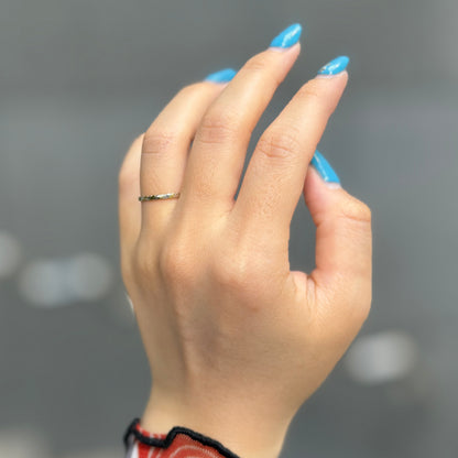 Silver925×Brass plain ring 1