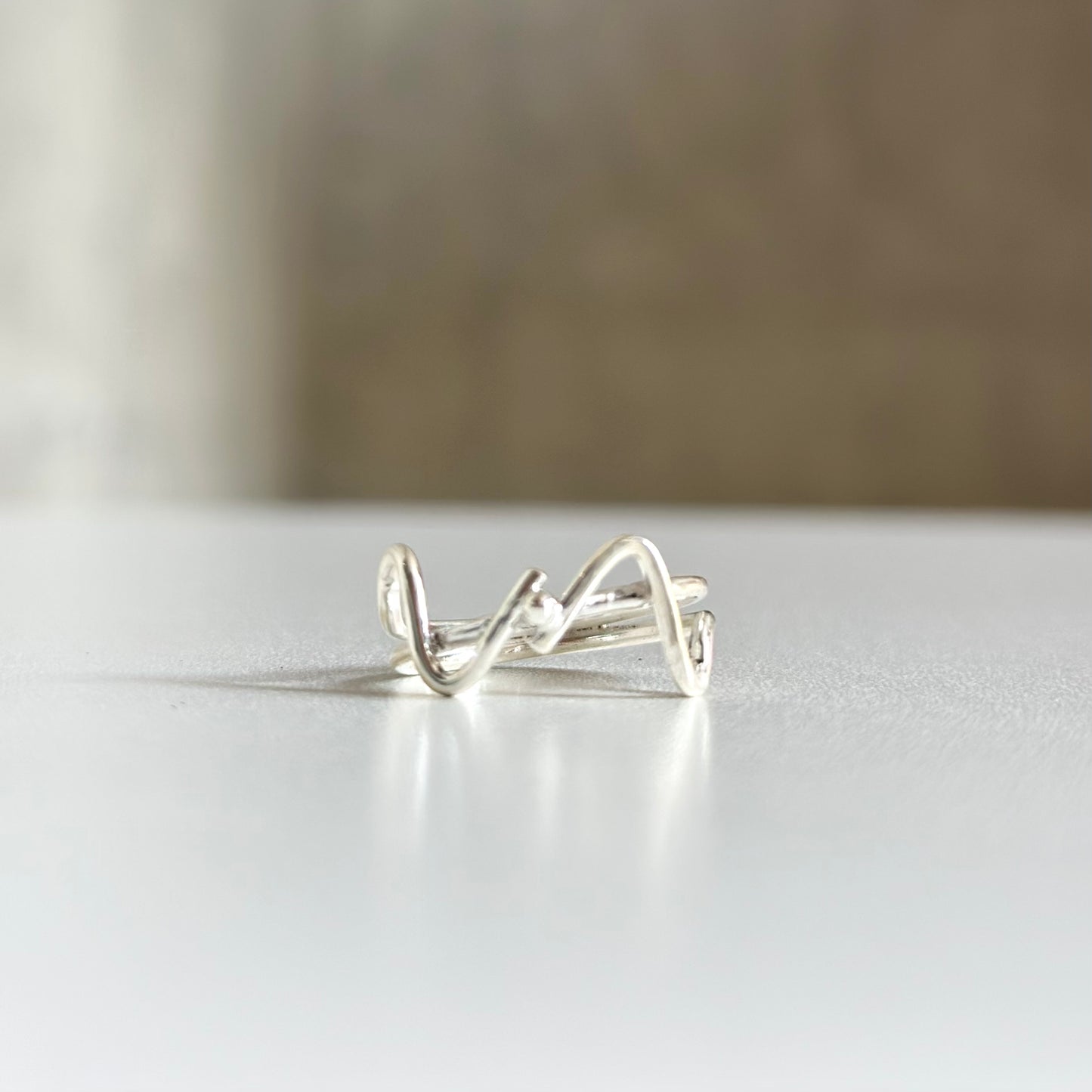 Silver925 plain ring 70
