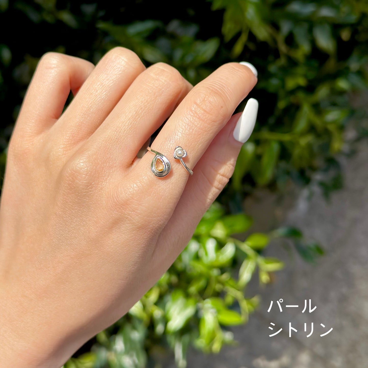 Silver925 2stone ring 3