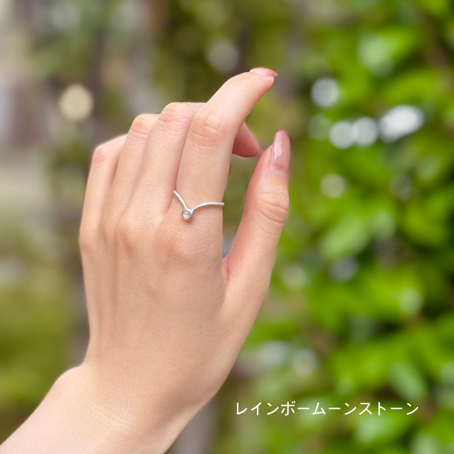Silver925 V design ring 6