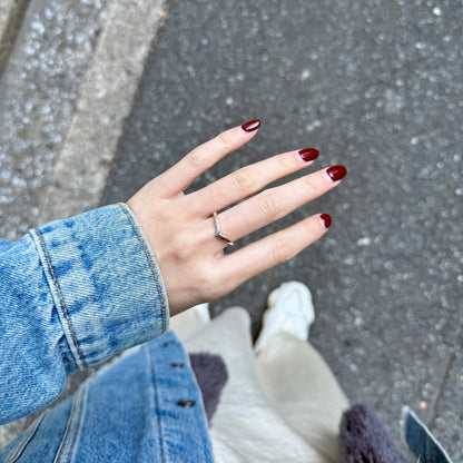 Silver925 plain ring 105