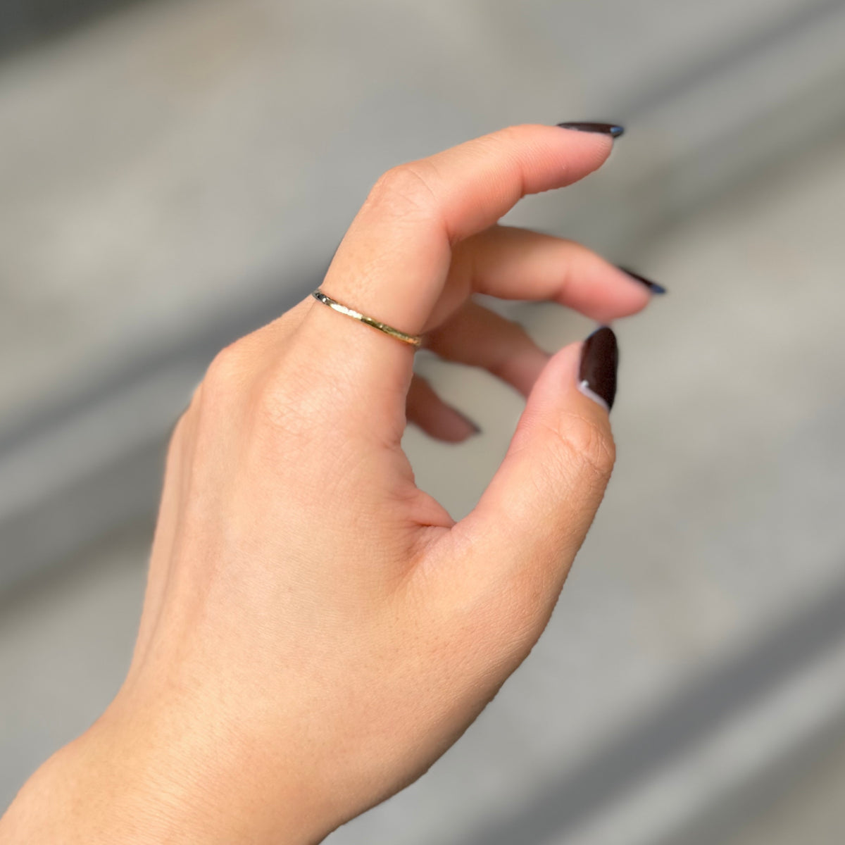 Silver925×brass plain ring 13