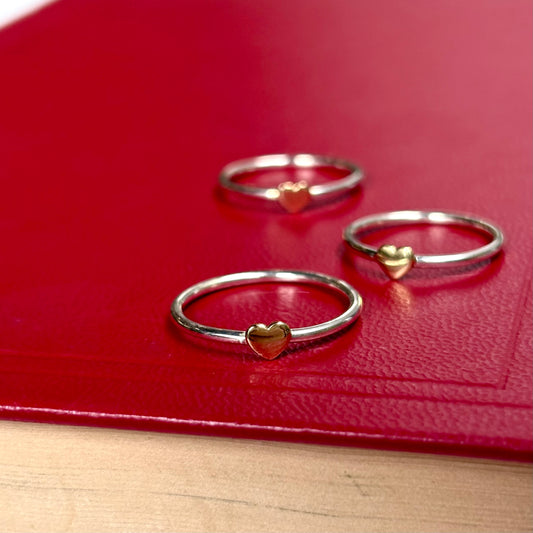 Heart plain ring 32