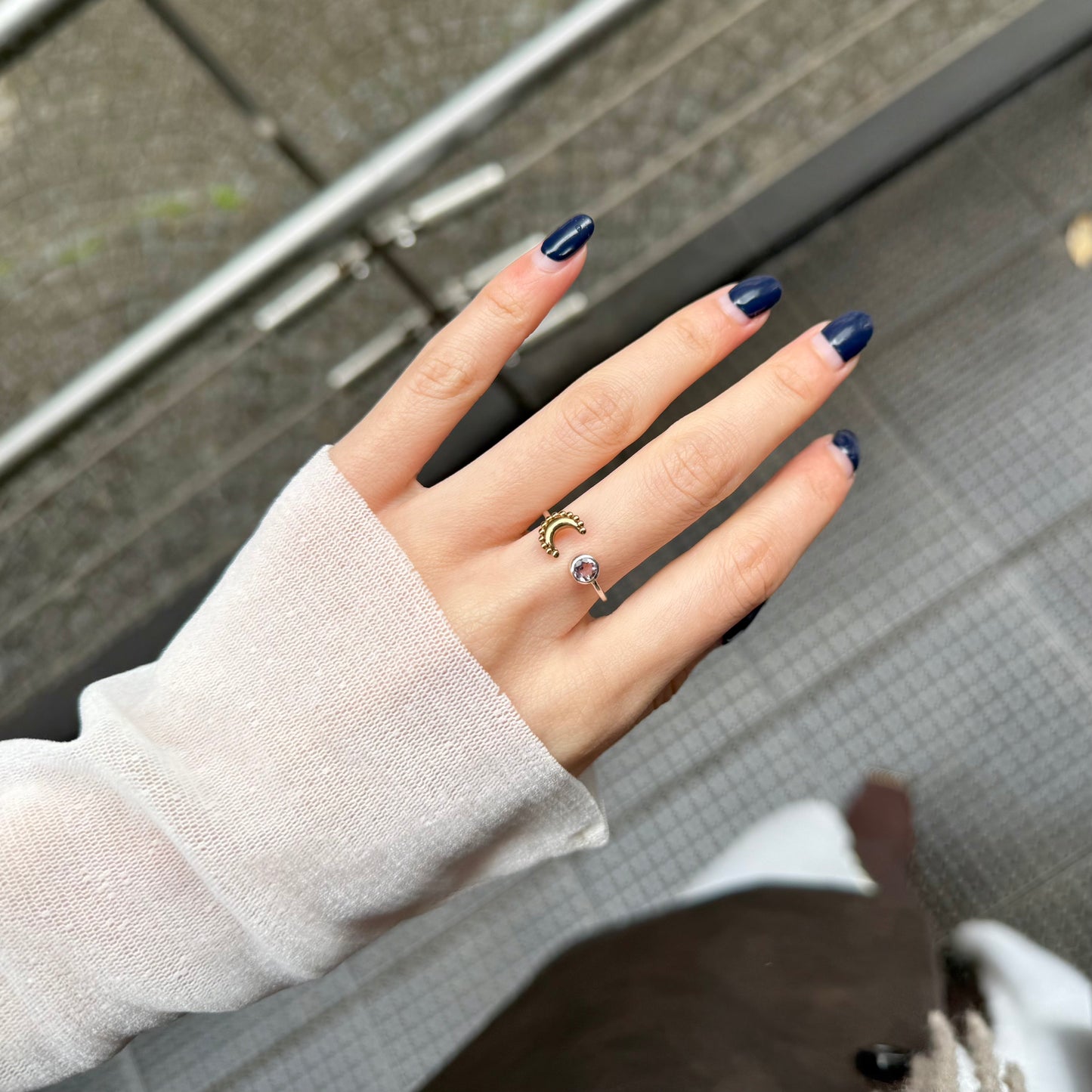 Moon design ring 7