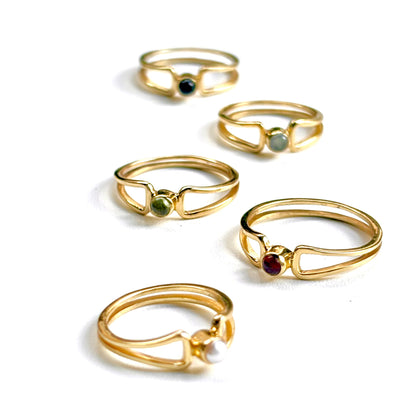 Brass design ring 6