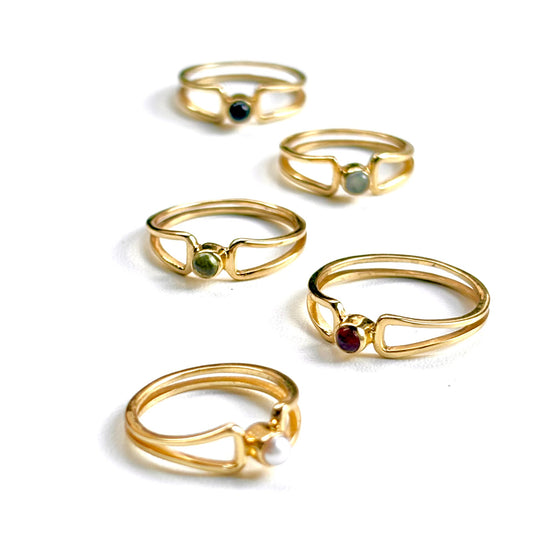 Brass design ring 6