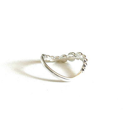 Silver925 plain ring 73