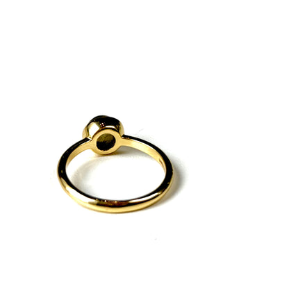 Brass 1stone ring