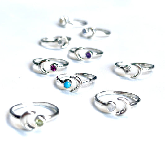 Moon design ring 4