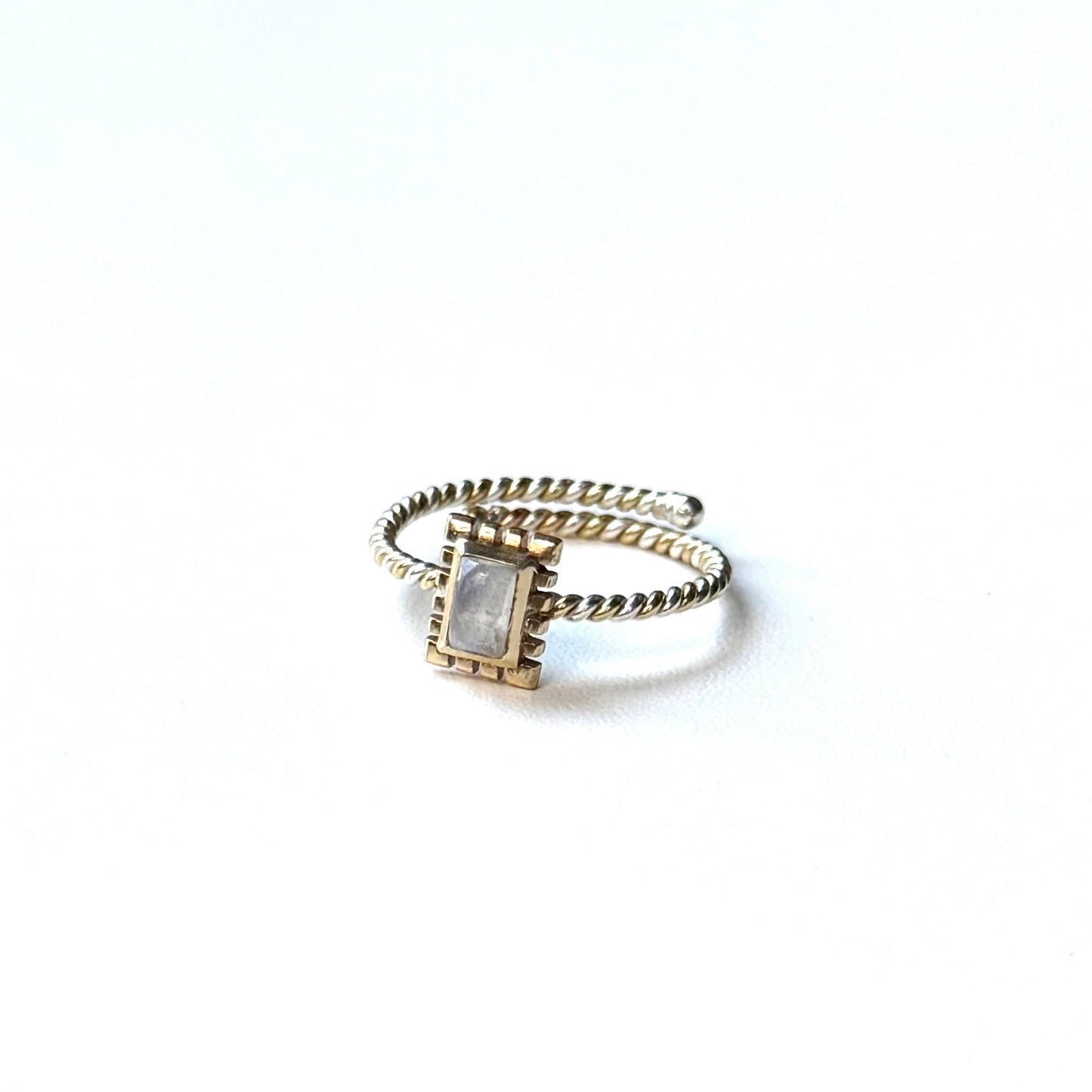 Silver925×Brass petit ring 6