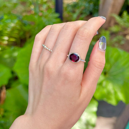 Silver925 1stone ring 8