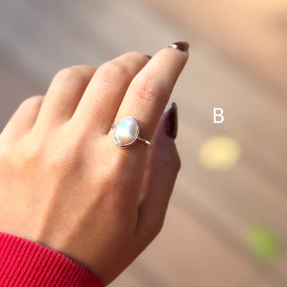 Pearl design ring 11