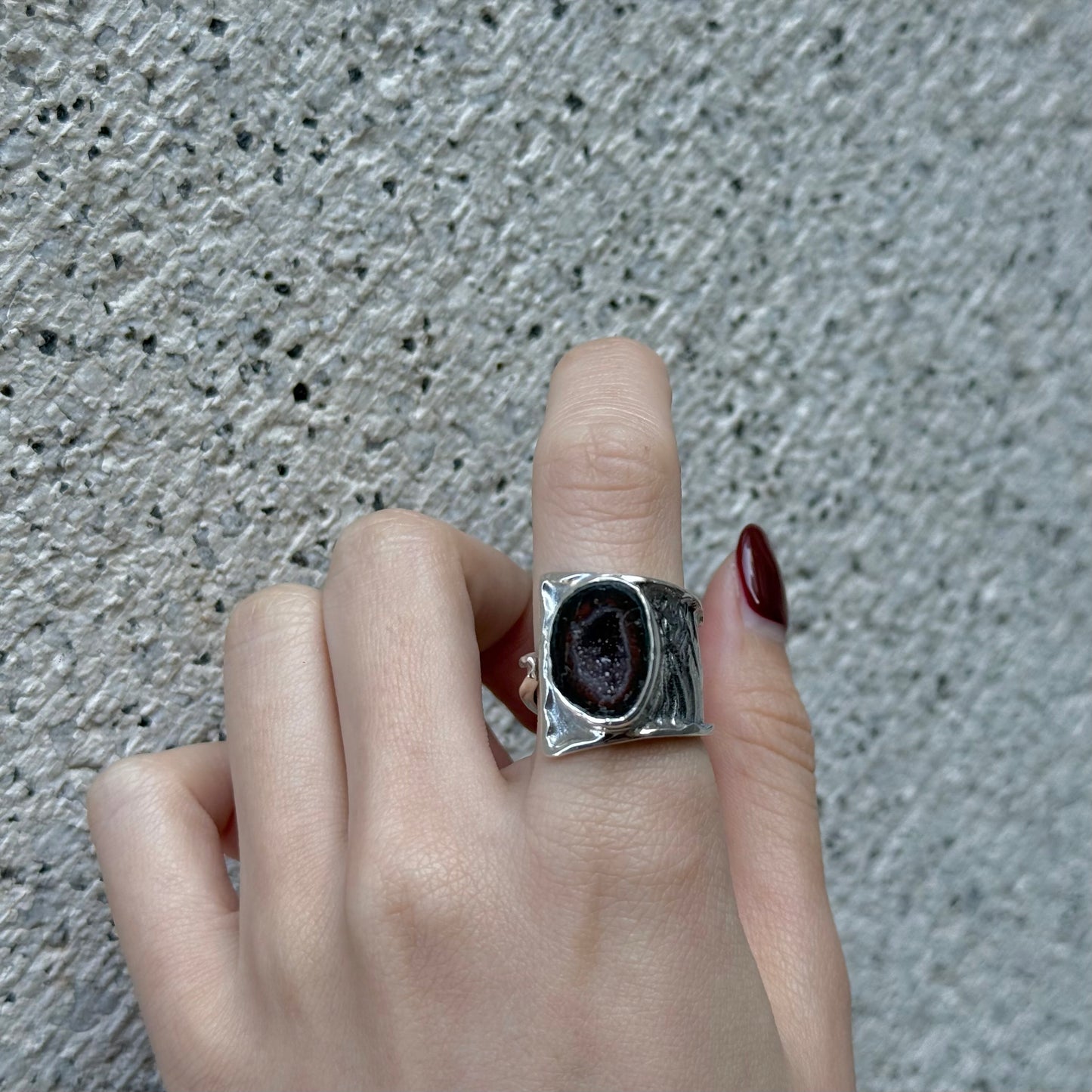 Baby Geode ring 3