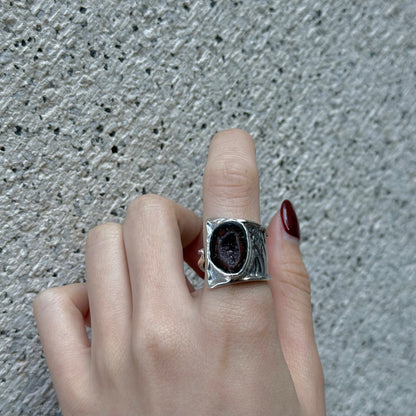 Baby Geode ring 3