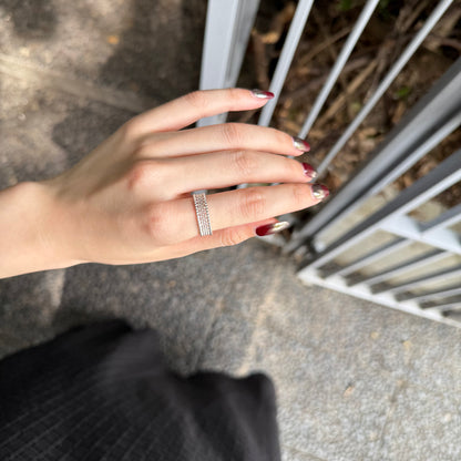 Silver925 plain ring 90