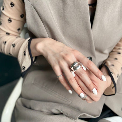 Silver925 plain ring 20