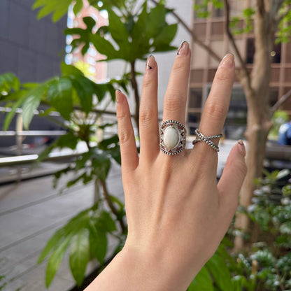 Flower design ring 12