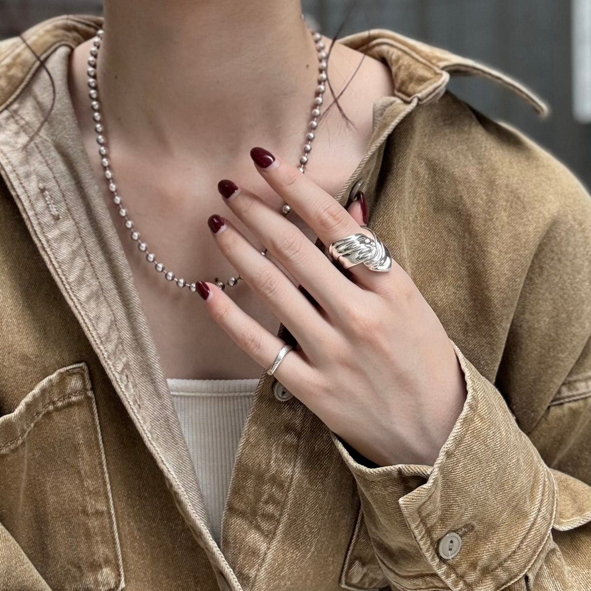 〈渋谷限定〉Silver925 plain ring 1