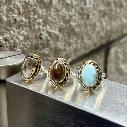Silver925×Brass design ring 17