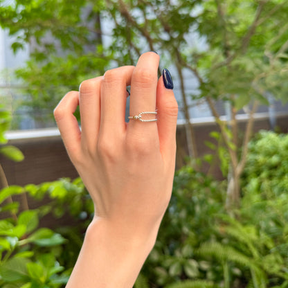 Silver925×Brass plain ring 27