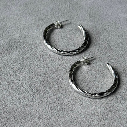 Silver925 hoop pierce 7