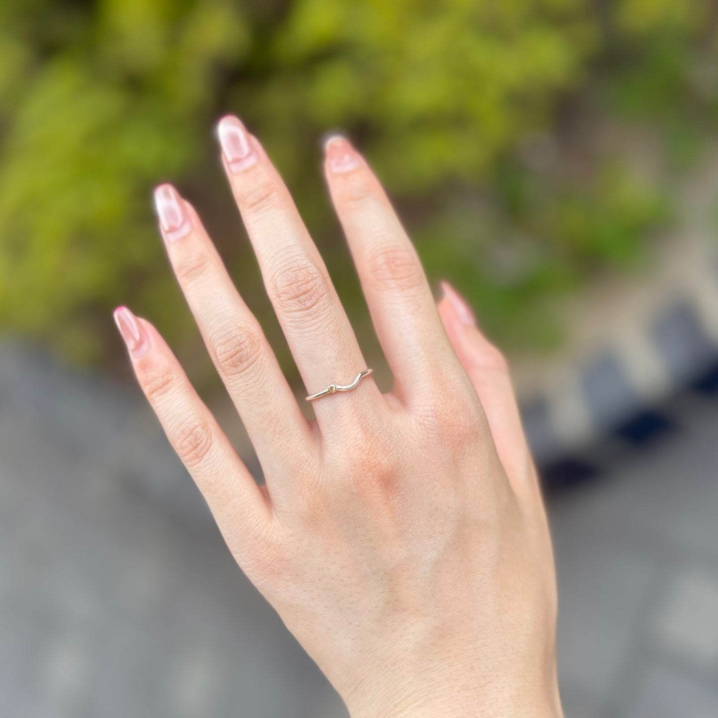 Silver925 wave ring 1