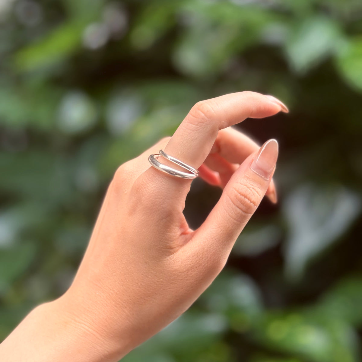 Silver925 plain ring 58