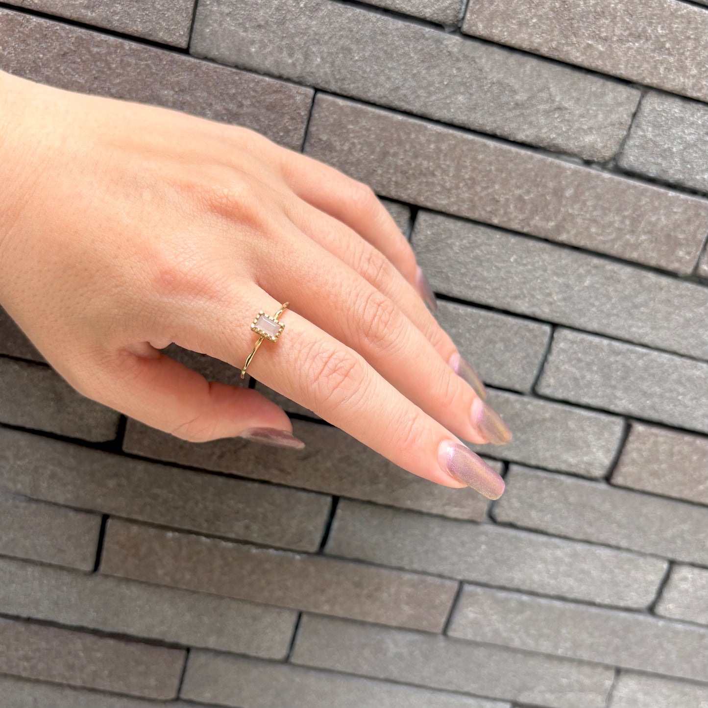 Brass petit ring 12