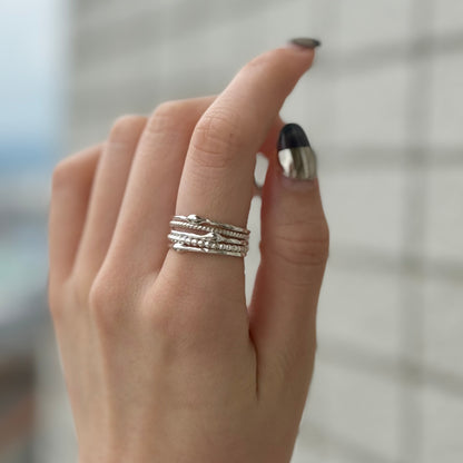 【6/21販売終了】《オンライン先行》Silver925 stacking plain ring