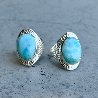 Larimar ring