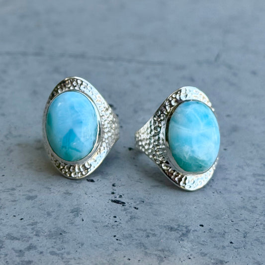Larimar ring